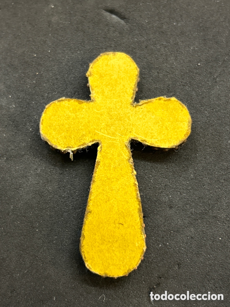 Antig&uuml;edades: Cruz micromosaico 4,5cm - Foto 2