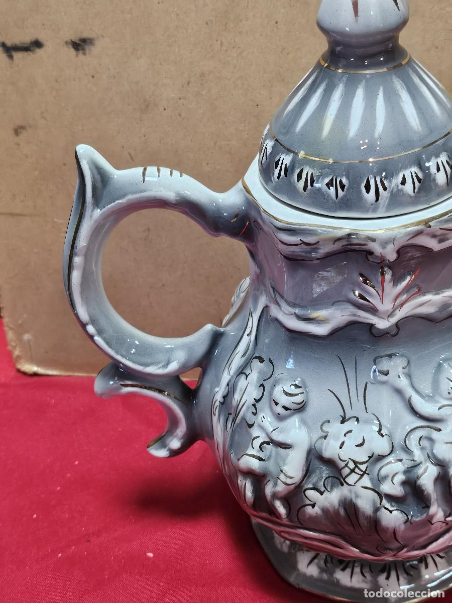 Antig&uuml;edades: tetera de ceramica alcabaca - Foto 3