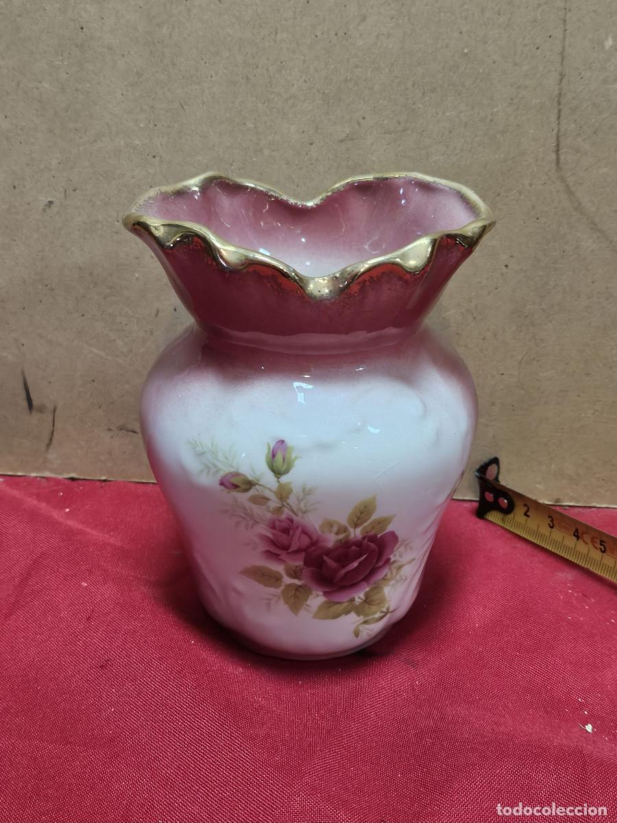 Antig&uuml;edades: jarron de ceramica inglesa - Foto 1