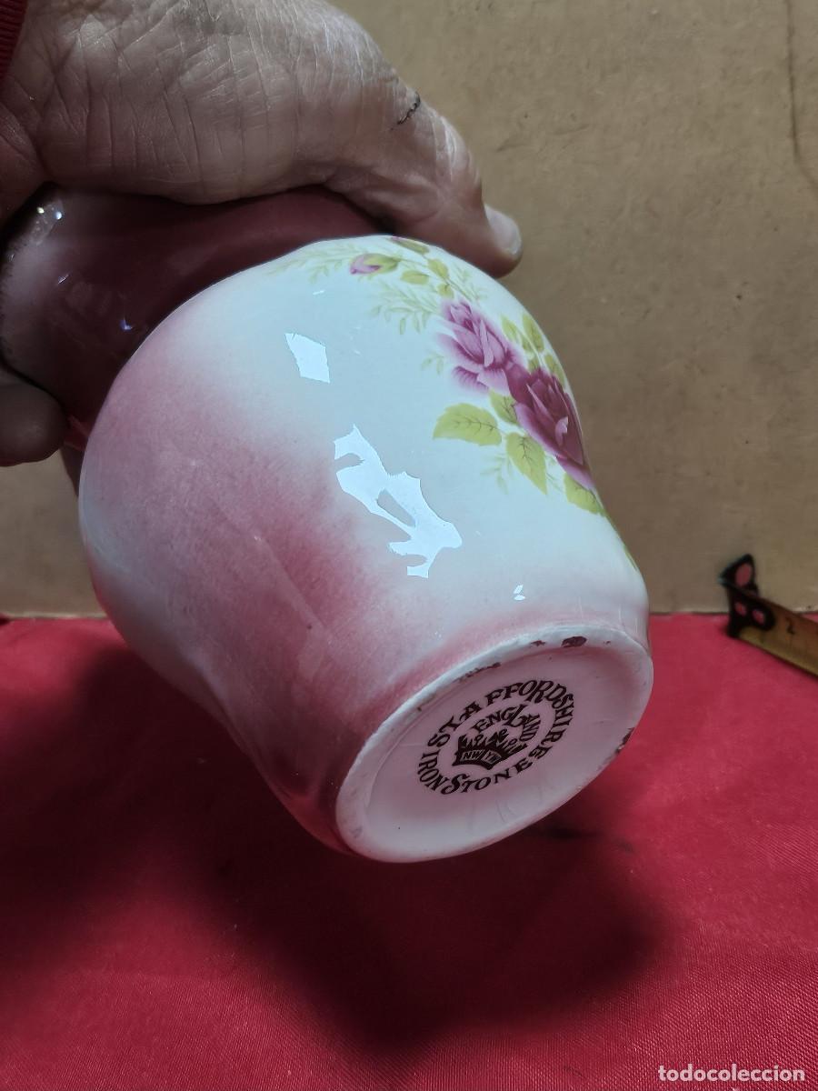 Antig&uuml;edades: jarron de ceramica inglesa - Foto 4