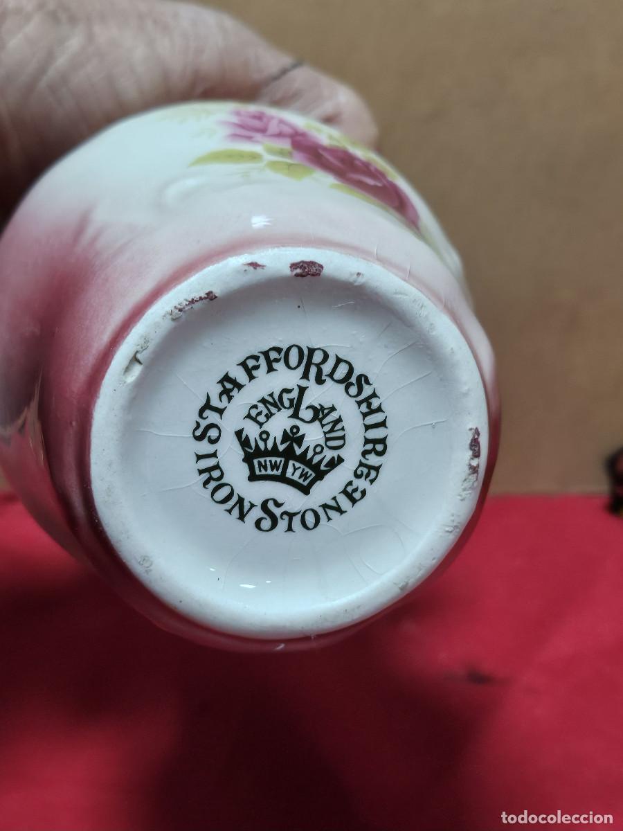 Antig&uuml;edades: jarron de ceramica inglesa - Foto 5