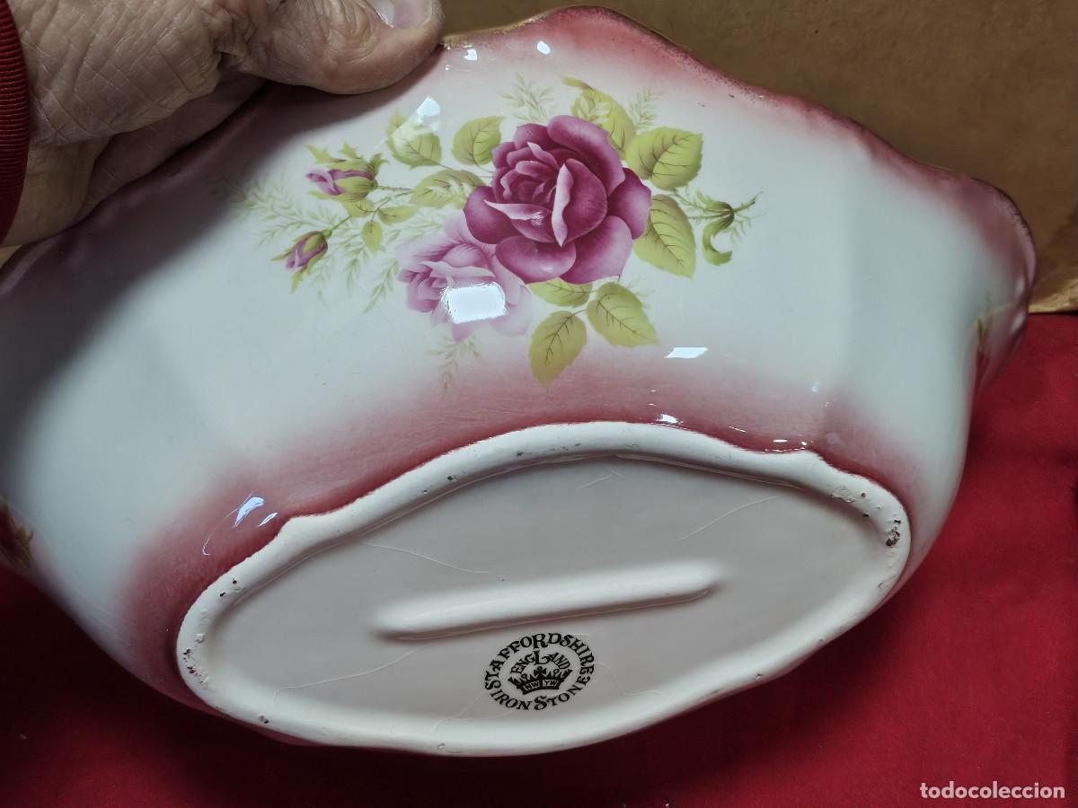 Antig&uuml;edades: centro de mesa de ceramica inglesa - Foto 5