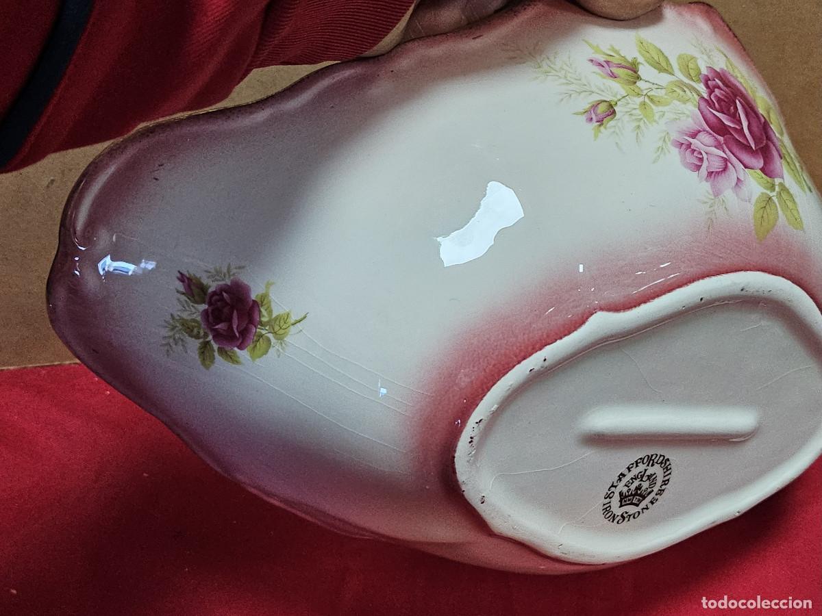 Antig&uuml;edades: centro de mesa de ceramica inglesa - Foto 6