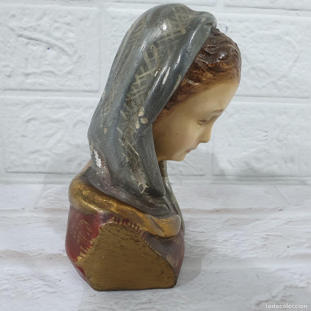 Antig&uuml;edades: Busto de la Virgen Mar&iacute;a - Foto 5