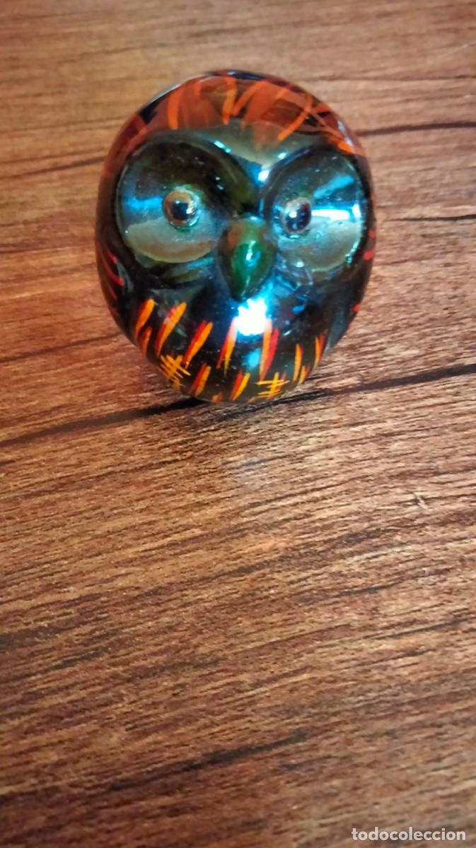 Antig&uuml;edades: decoracion buho de madera - Foto 1
