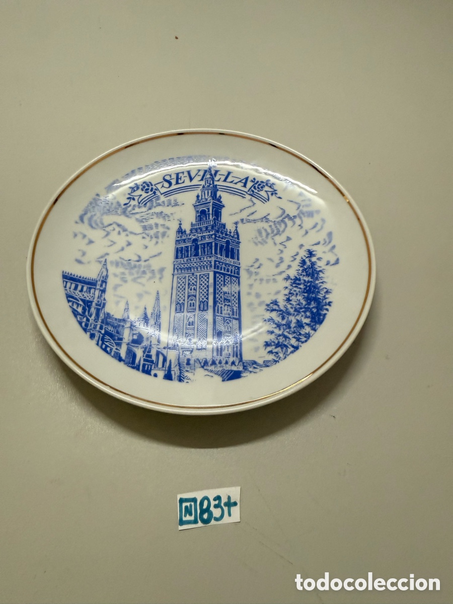 Antig&uuml;edades: Plato decorativo Sevilla - Foto 1