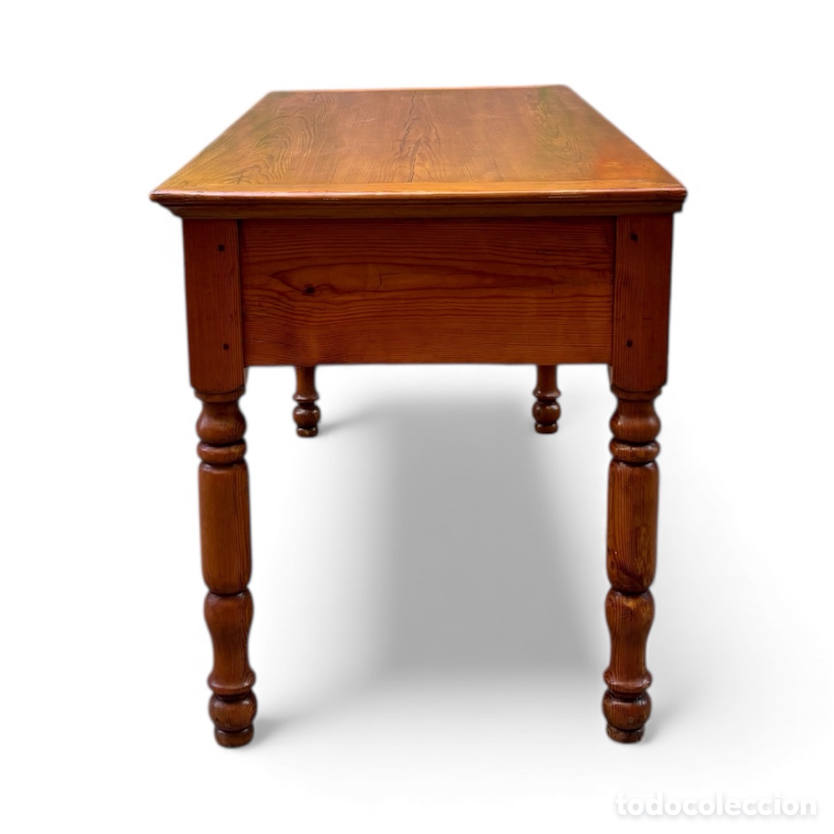 Antig&uuml;edades: Mesa r&uacute;stica espa&ntilde;ola Circa 1.880. - Foto 5
