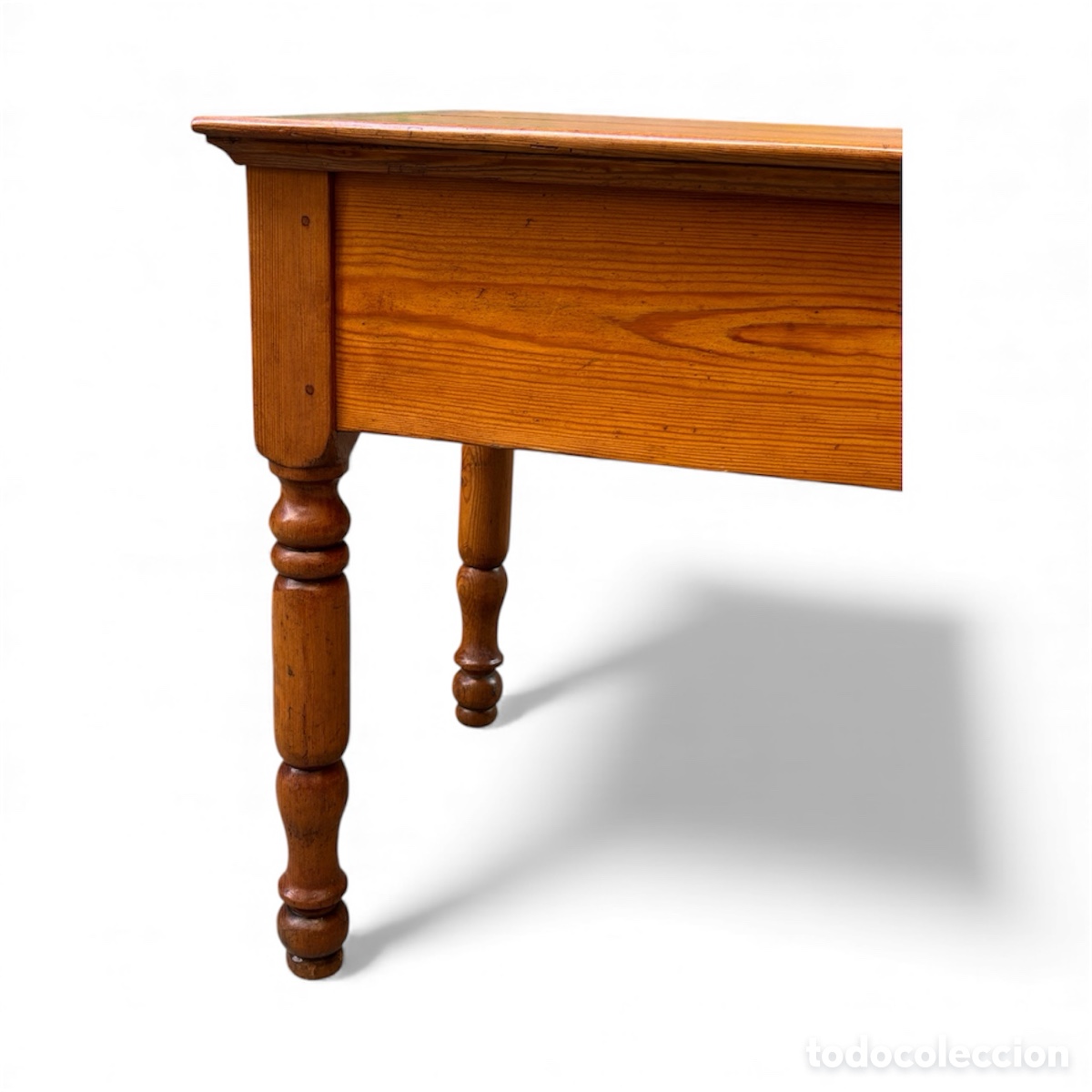 Antig&uuml;edades: Mesa r&uacute;stica espa&ntilde;ola Circa 1.880. - Foto 12