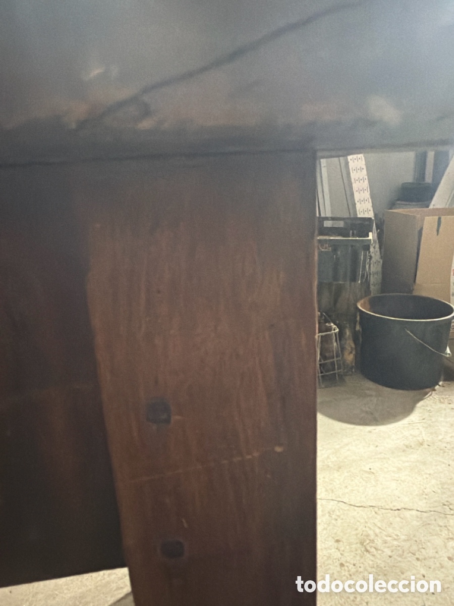 Antig&uuml;edades: Mesa r&uacute;stica de casta&ntilde;o macizo - Foto 4