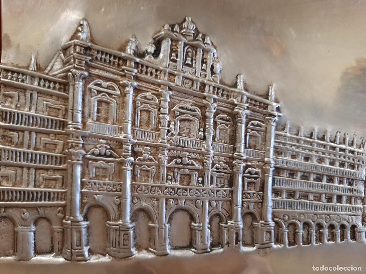Antig&uuml;edades: Placa conmemorativa en plata - Foto 2