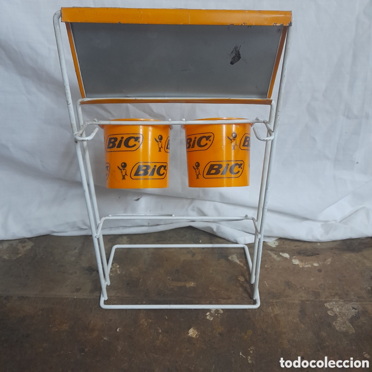 Antig&uuml;edades: EXPOSITOR BIC con dos vasos - Foto 5