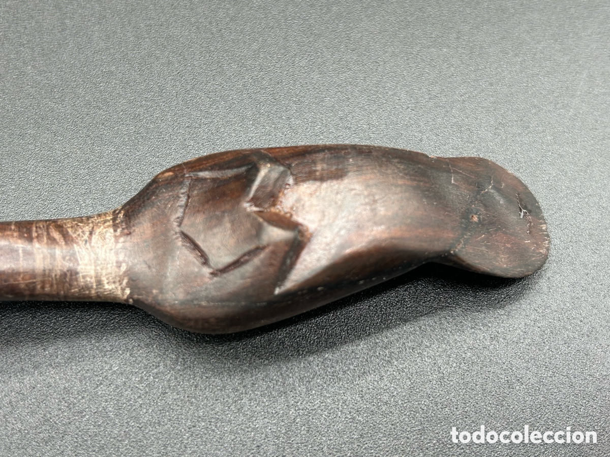 Antig&uuml;edades: Cuchara africana de madera - Foto 6
