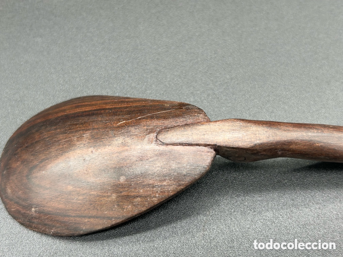 Antig&uuml;edades: Cuchara africana de madera - Foto 7