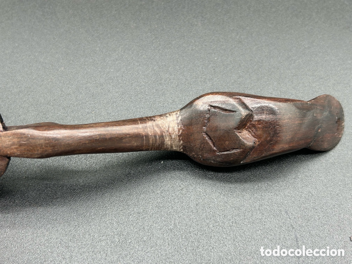 Antig&uuml;edades: Cuchara africana de madera - Foto 9