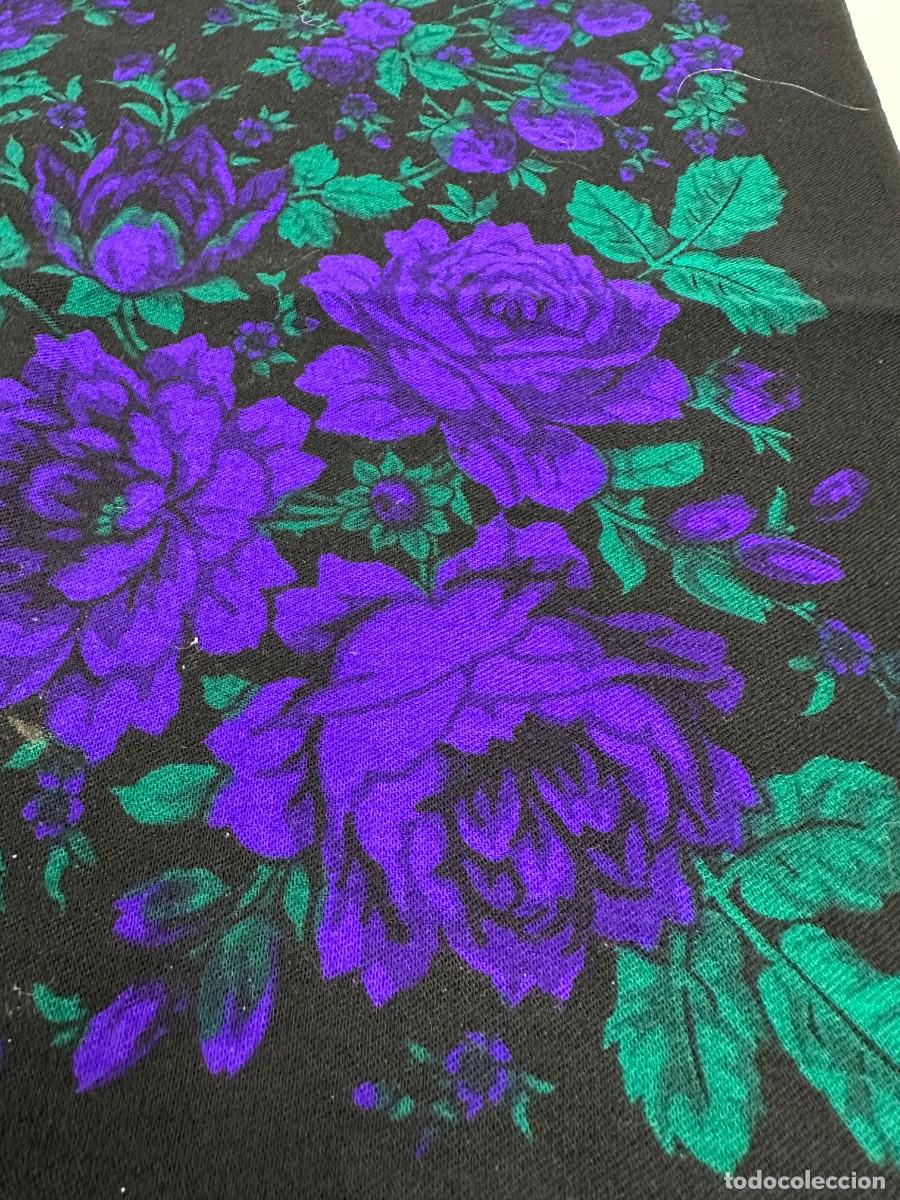 Antig&uuml;edades: Pa&ntilde;uelo de merino estampado - Foto 4