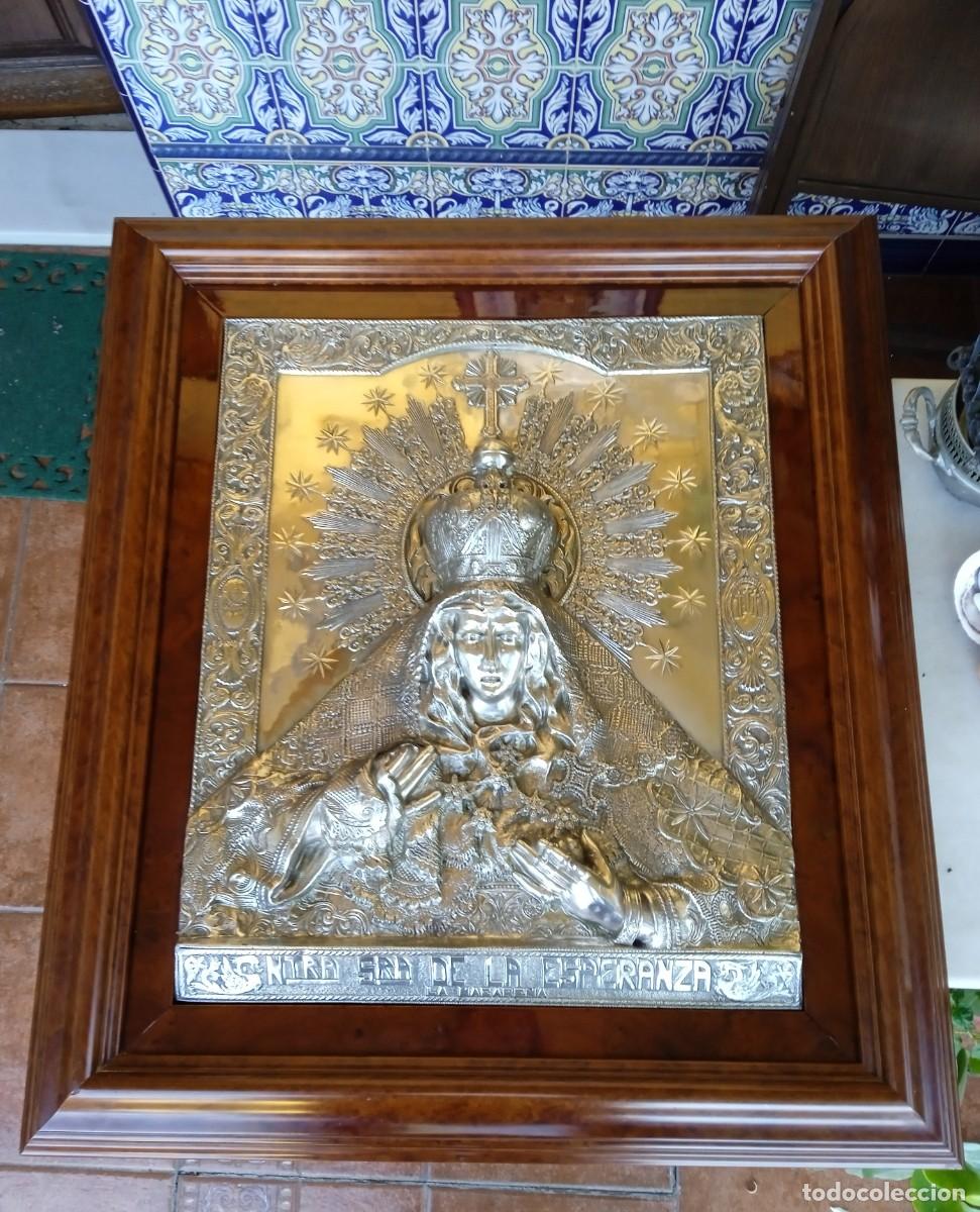 Antig&uuml;edades: Cuadro antiguo religioso de la Virgen Macarena - Foto 1