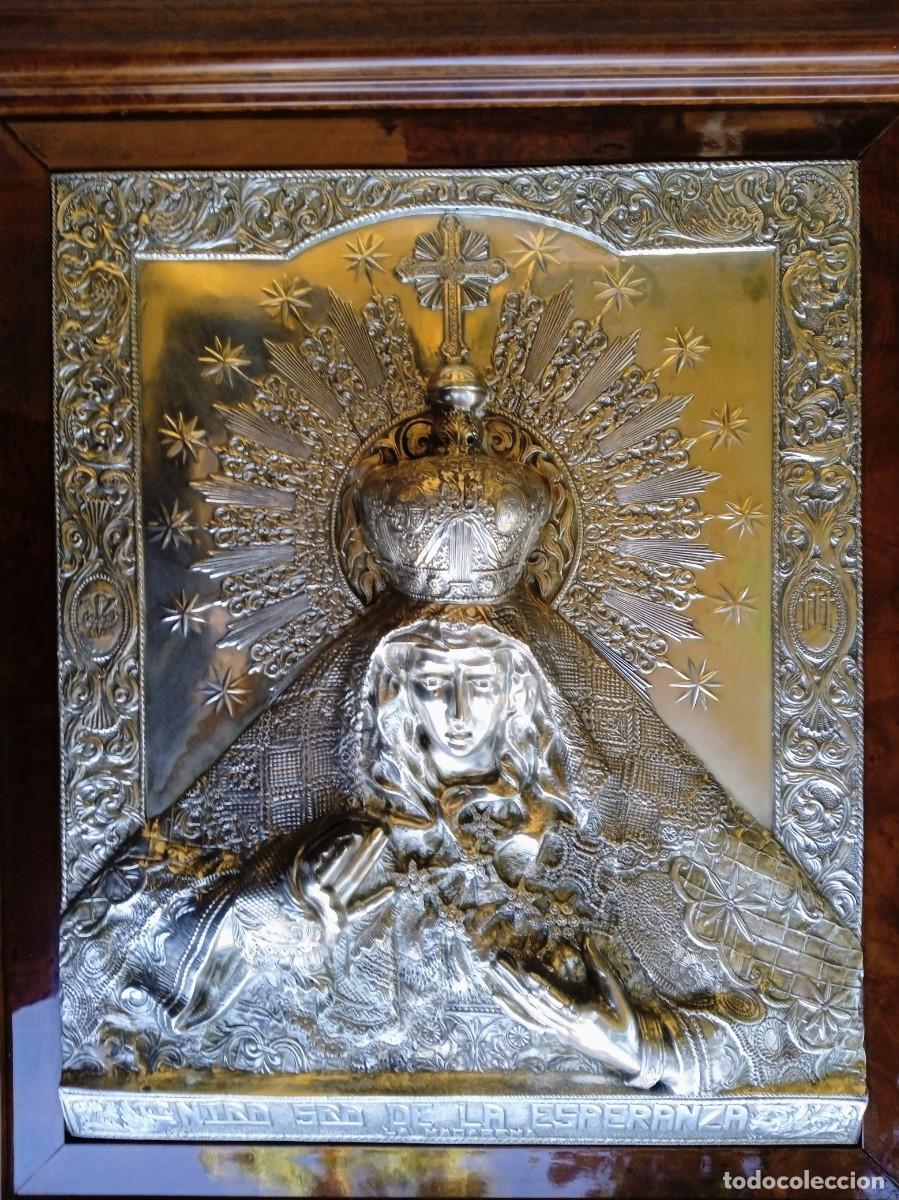 Antig&uuml;edades: Cuadro antiguo religioso de la Virgen Macarena - Foto 3