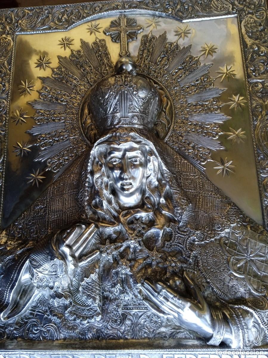 Antig&uuml;edades: Cuadro antiguo religioso de la Virgen Macarena - Foto 4