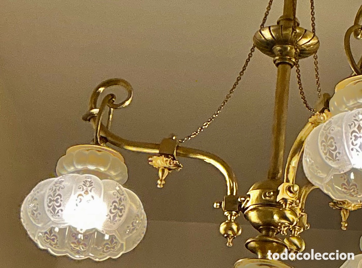 Antig&uuml;edades: Restauraci&oacute;n de lamparas de bronce y lat&oacute;n - Foto 2