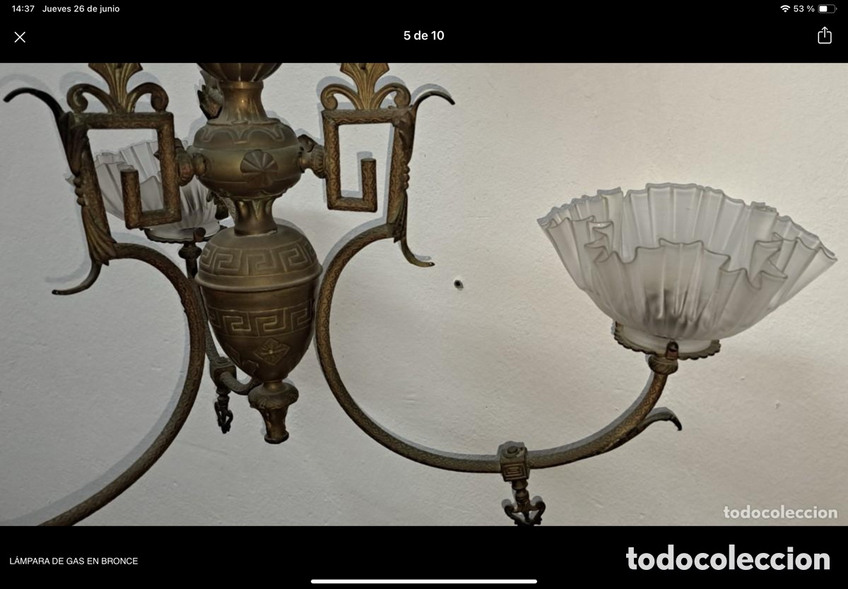 Antig&uuml;edades: Restauraci&oacute;n de lamparas de bronce y lat&oacute;n - Foto 4