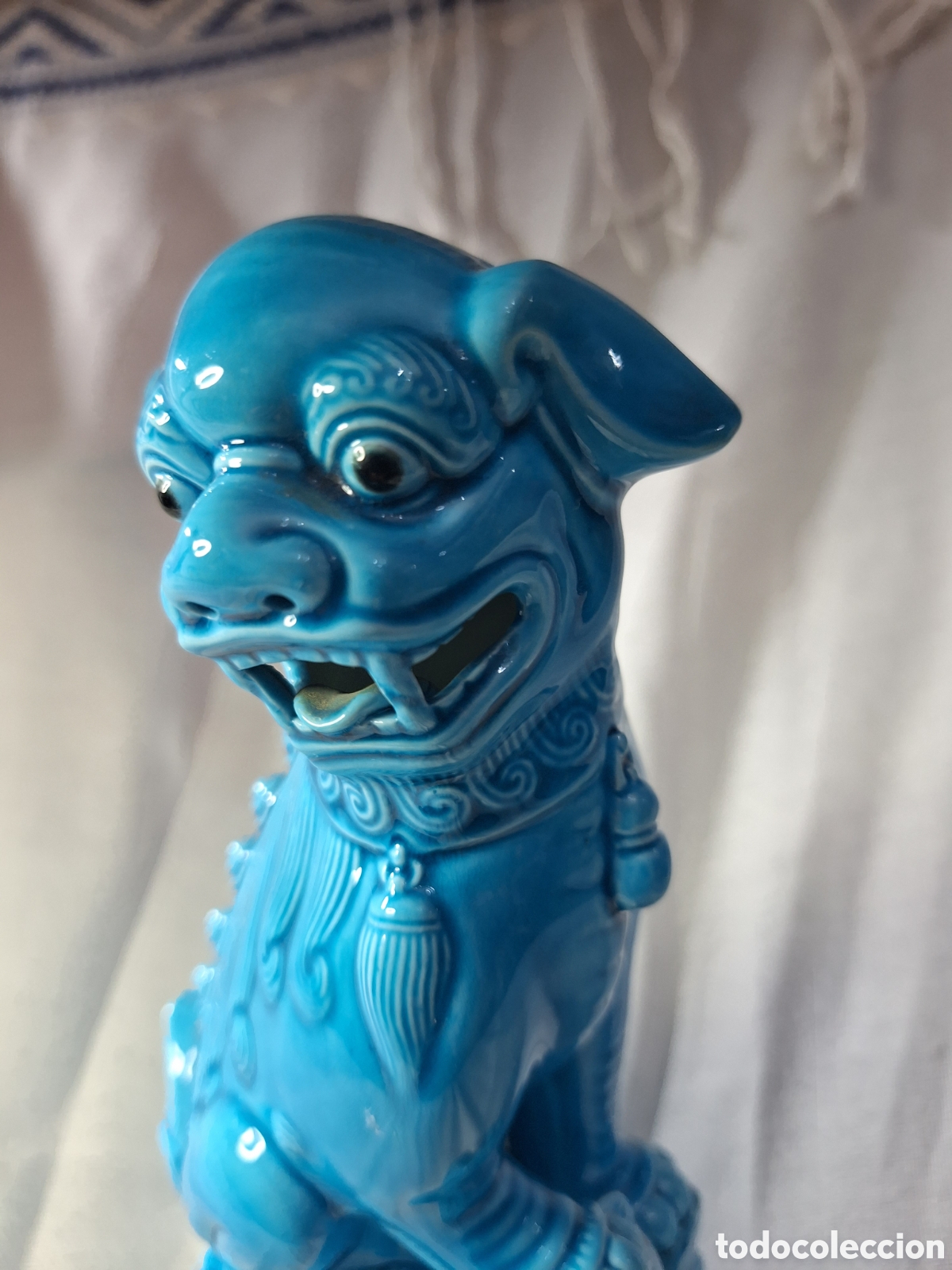 Antig&uuml;edades: Leon foo en porcelana - Foto 5