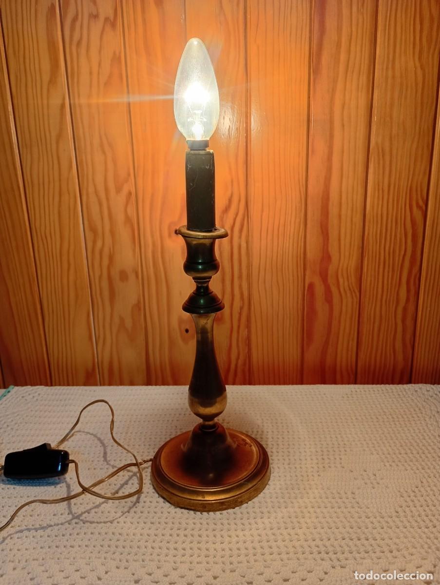 Antig&uuml;edades: ANTIGUO CANDELERO ELECTRIFICADO - Foto 1
