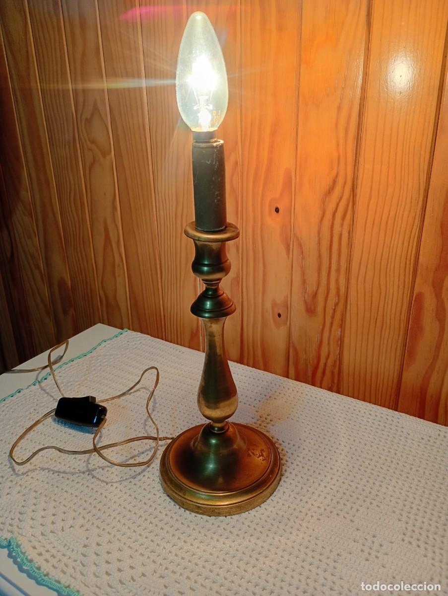 Antig&uuml;edades: ANTIGUO CANDELERO ELECTRIFICADO - Foto 3