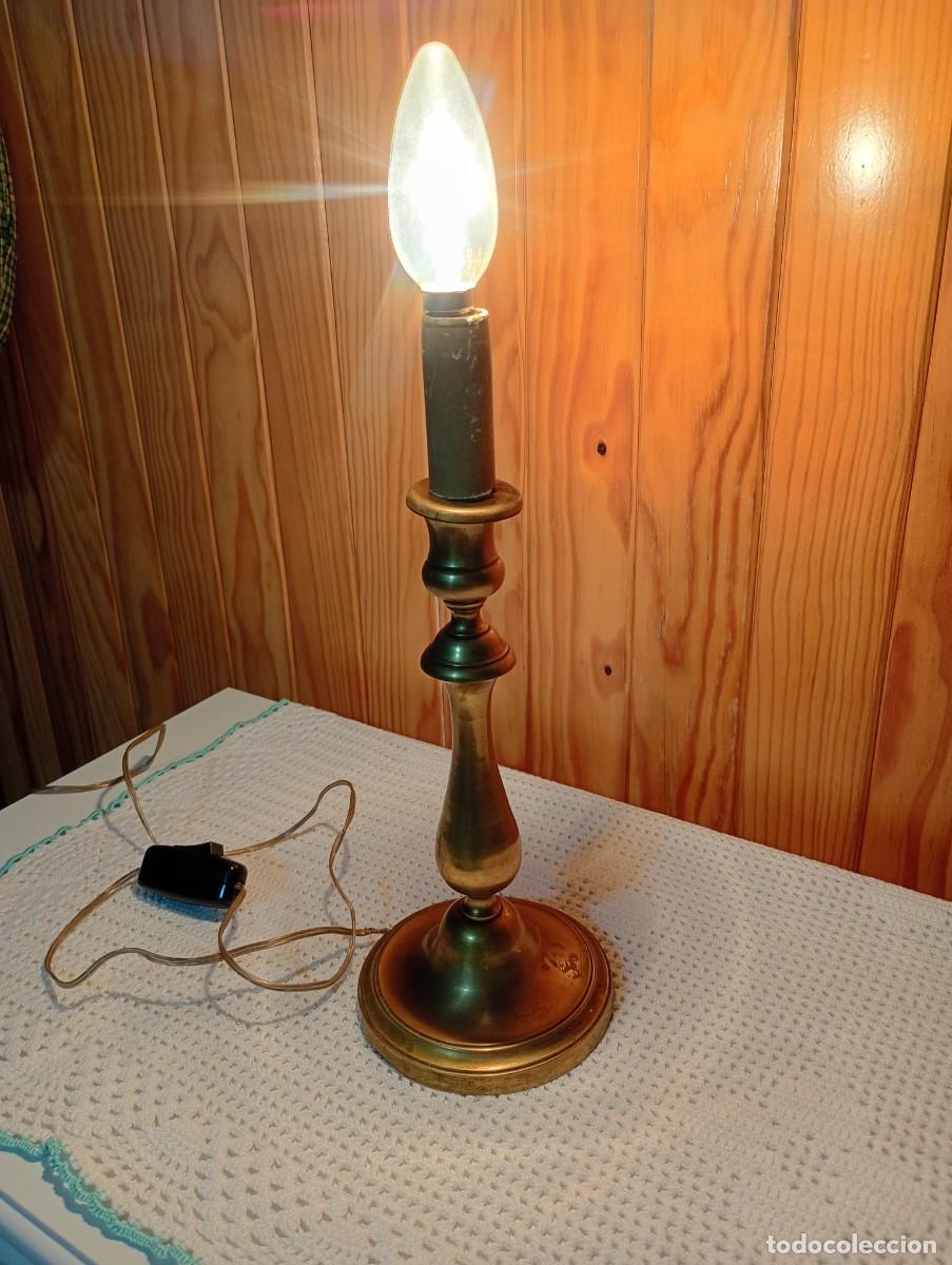 Antig&uuml;edades: ANTIGUO CANDELERO ELECTRIFICADO - Foto 4