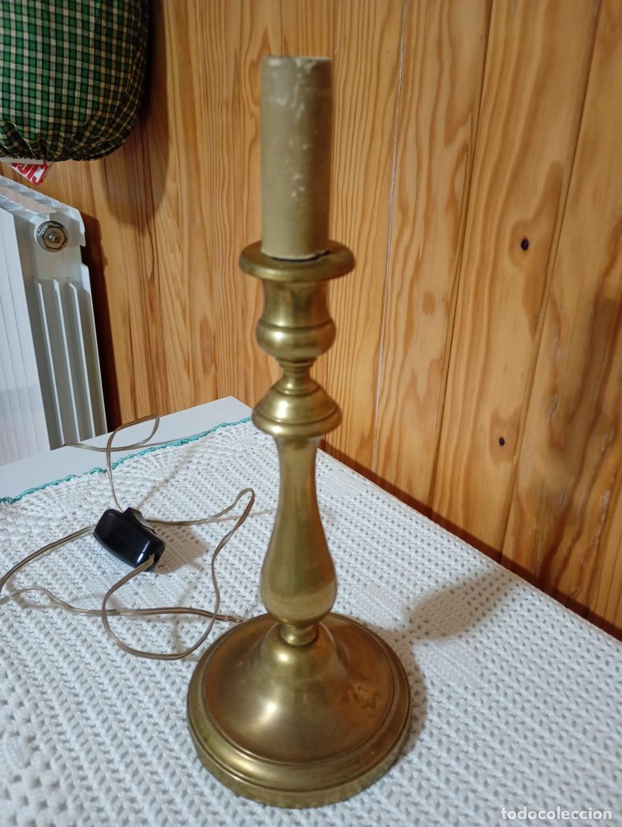 Antig&uuml;edades: ANTIGUO CANDELERO ELECTRIFICADO - Foto 5