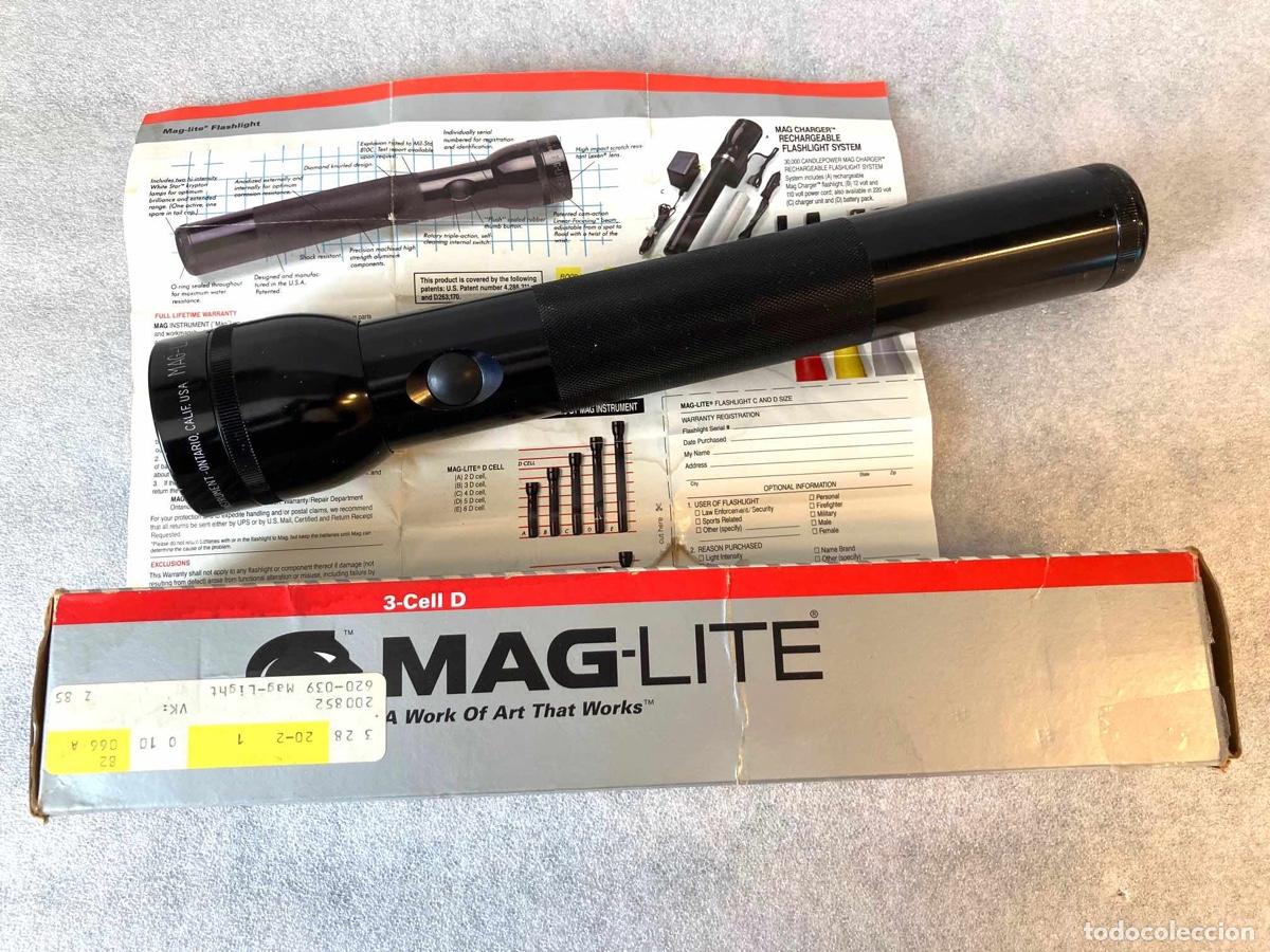 Antig&uuml;edades: Linterna maglite 3D con bombilla LED - Foto 1