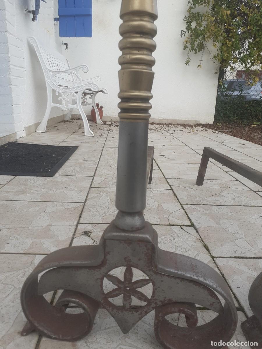 Antig&uuml;edades: Morillos de chimenea grandes - Foto 6