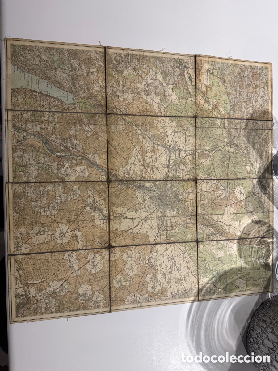 Antiquit&eacute;s: Mapa militar Standortkarte M&uuml;nchen (1905-1912)
