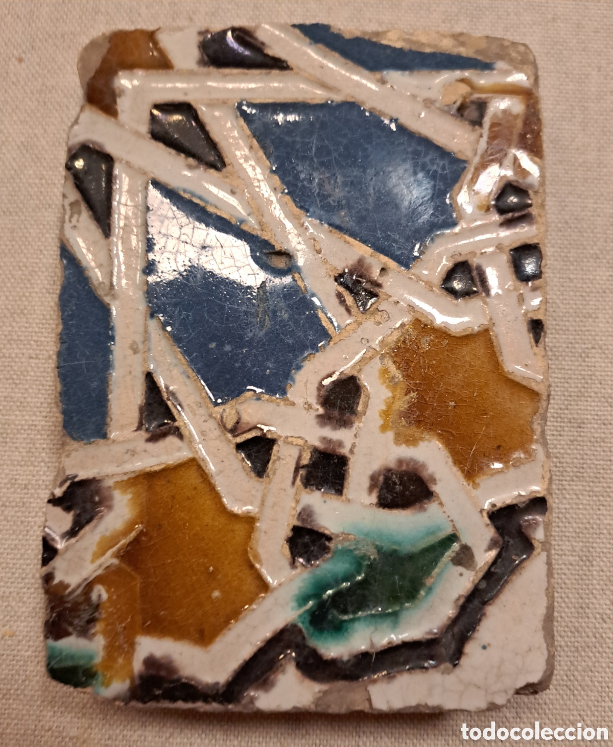Antig&uuml;edades: Azulejo Siglo XVI. Mudejar. - Foto 1