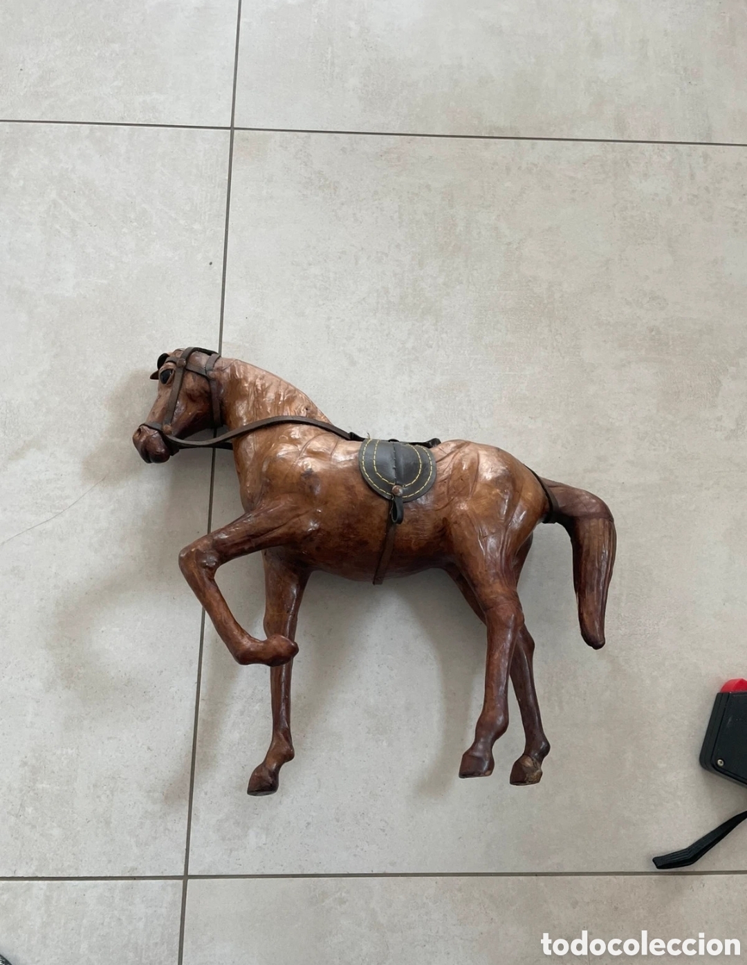 Antig&uuml;edades: Caballo de cuero franc&eacute;s 1950 - Foto 2