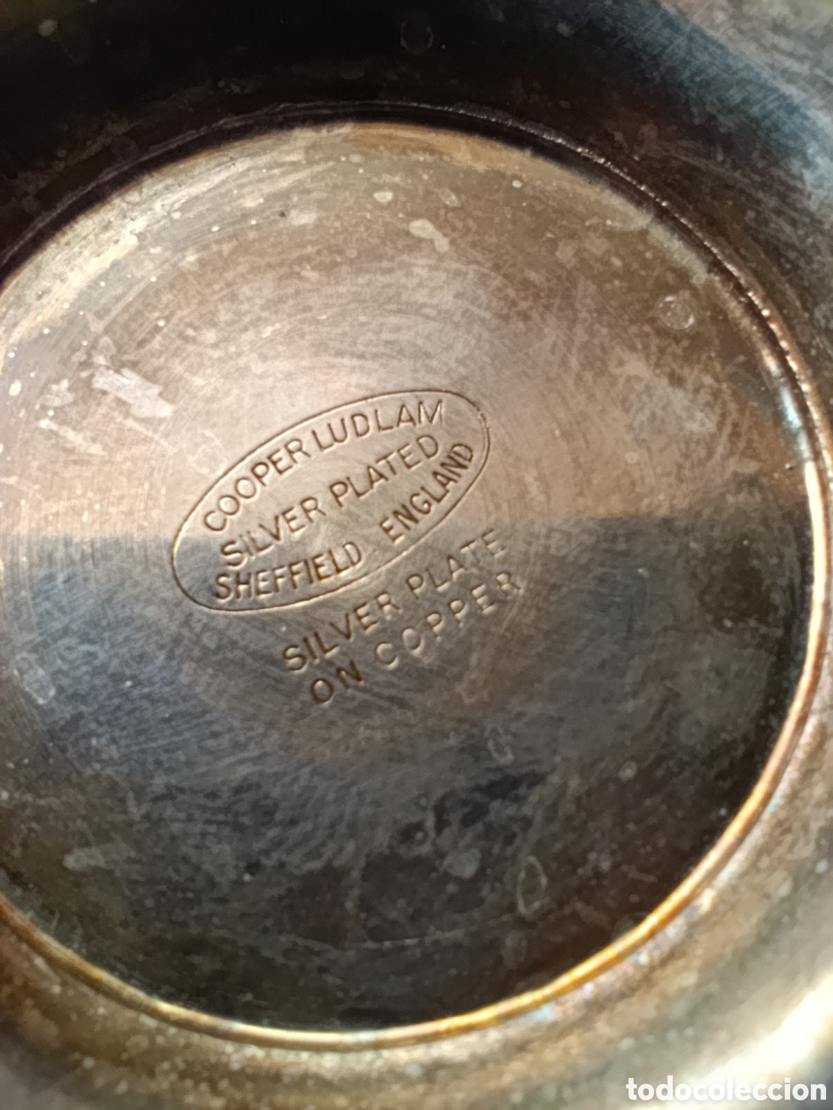 Antig&uuml;edades: Vaso chapado en plata de Sheffield England - Foto 7