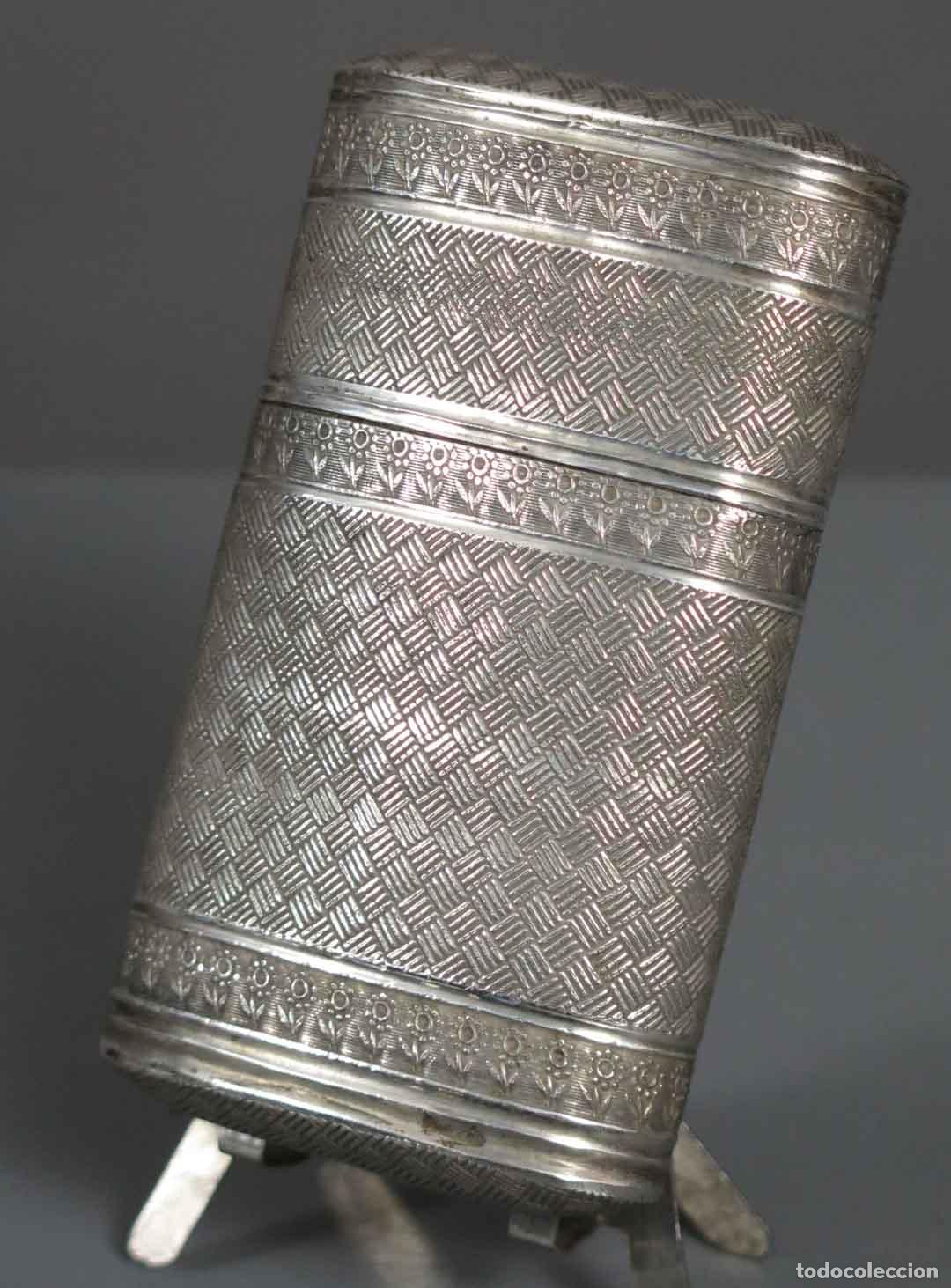 Antig&uuml;edades: TABAQUERA. PLATA. HACIA 1850 - Foto 3