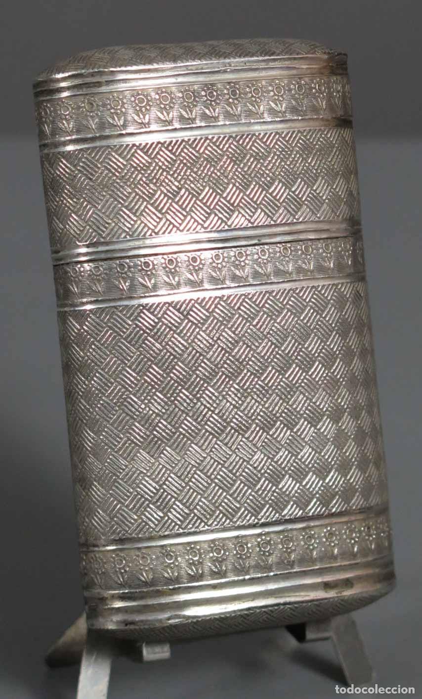 Antig&uuml;edades: TABAQUERA. PLATA. HACIA 1850 - Foto 1