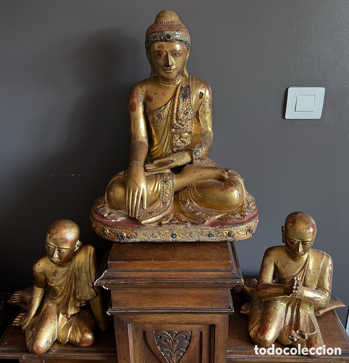 Antig&uuml;edades: Buda y sus dos disc&iacute;pulos - Foto 6