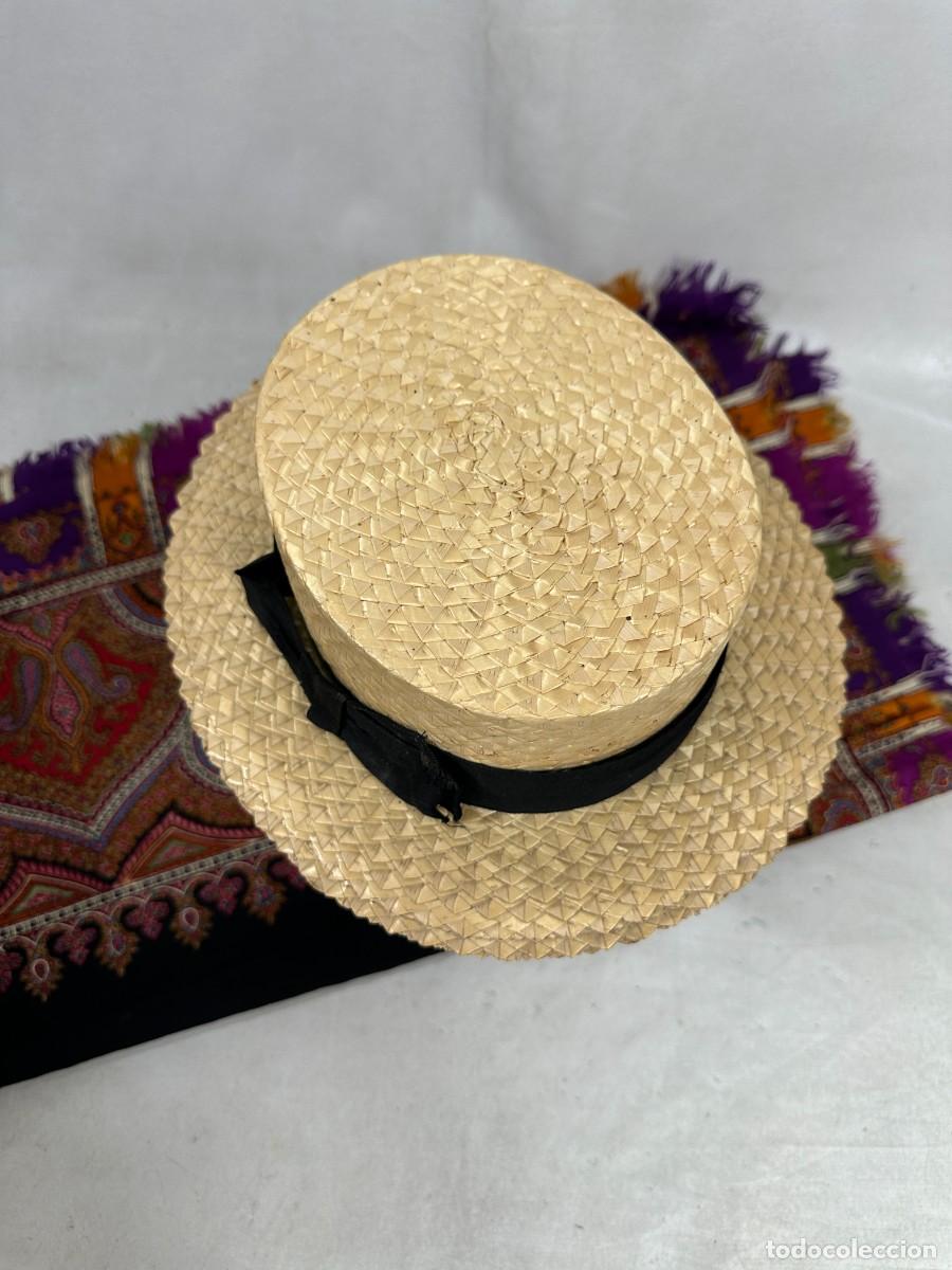 Antig&uuml;edades: Canotier. sombrero de paja - Foto 6