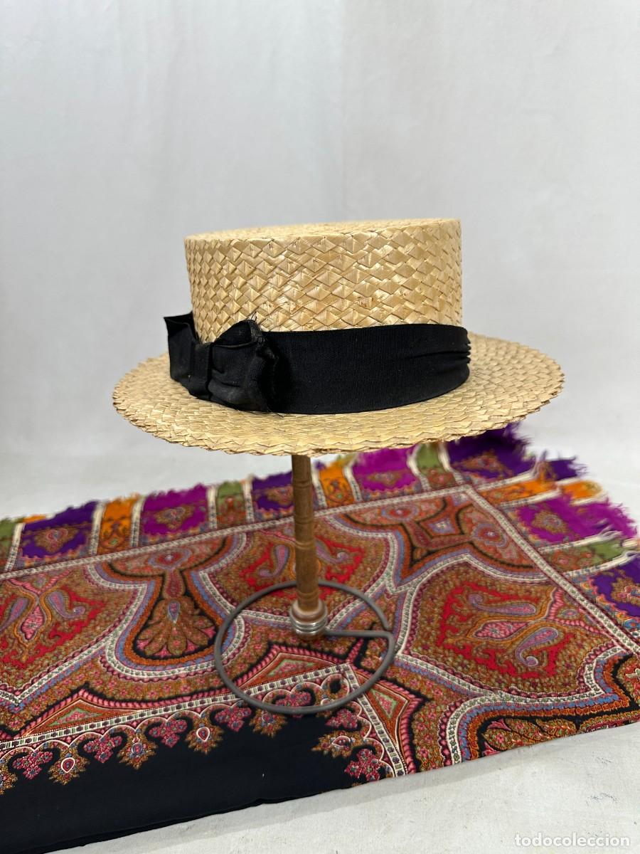 Antig&uuml;edades: Canotier. sombrero de paja - Foto 7