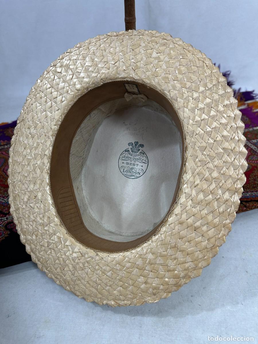 Antig&uuml;edades: Canotier. sombrero de paja - Foto 9