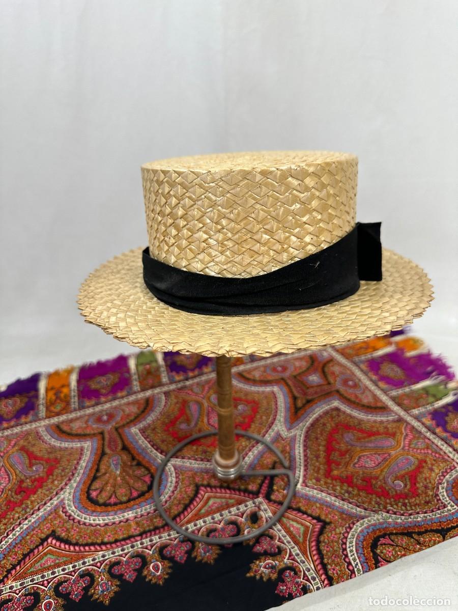 Antig&uuml;edades: Canotier. sombrero de paja - Foto 12
