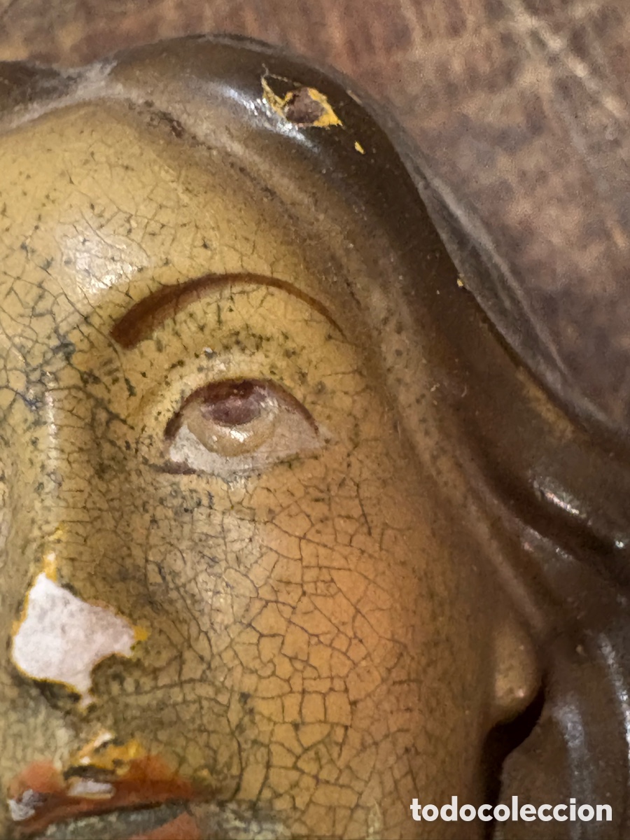 Antig&uuml;edades: (L043/2) Antiguo busto de la Inmaculada - Foto 8
