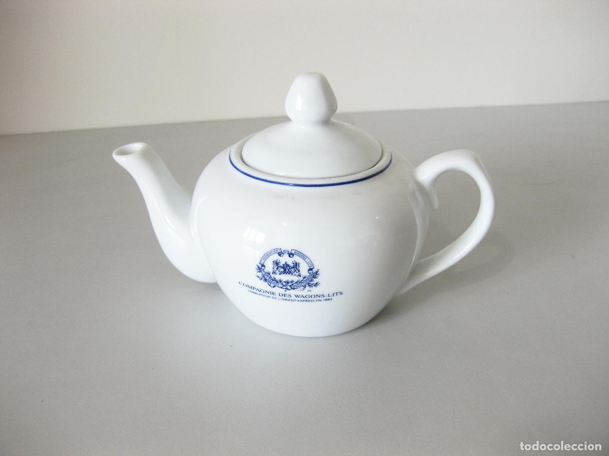 Antig&uuml;edades: TETERA O TAZA DE CAF&Eacute; DE CER&Aacute;MICA. COMPAGNIE DES WAGONS-LITS. FONDATEUR DE L'ORIENT EXPRESS EN 1883
