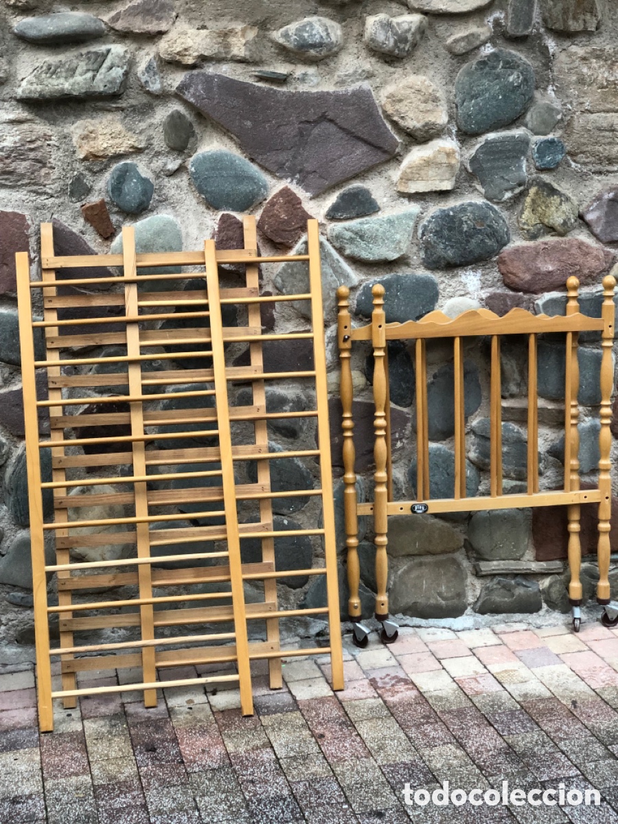 Antig&uuml;edades: ANTIGUA CUNA DE MADERA - Foto 3