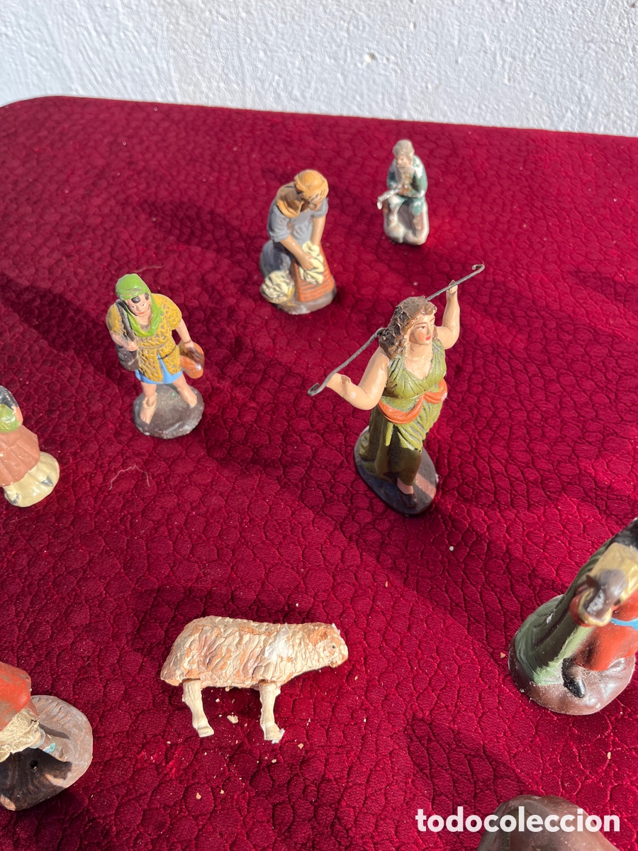 Antig&uuml;edades: Bel&eacute;n Antiguo Muchas Figuras - Foto 4
