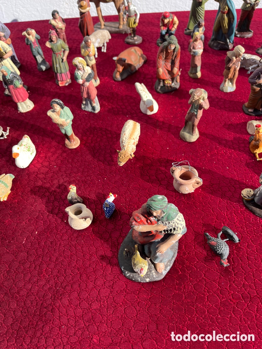 Antig&uuml;edades: Bel&eacute;n Antiguo Muchas Figuras - Foto 10