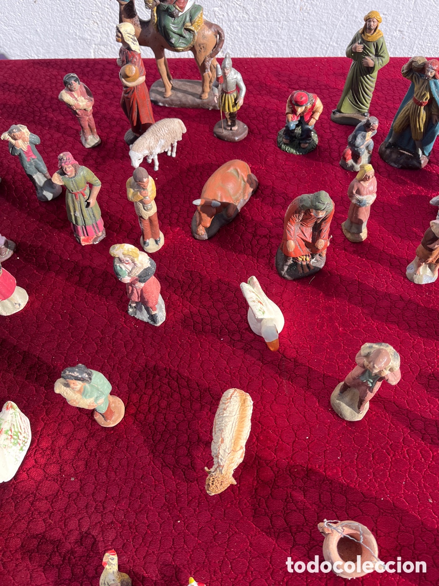 Antig&uuml;edades: Bel&eacute;n Antiguo Muchas Figuras - Foto 13