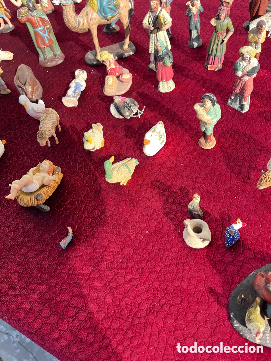 Antig&uuml;edades: Bel&eacute;n Antiguo Muchas Figuras - Foto 17