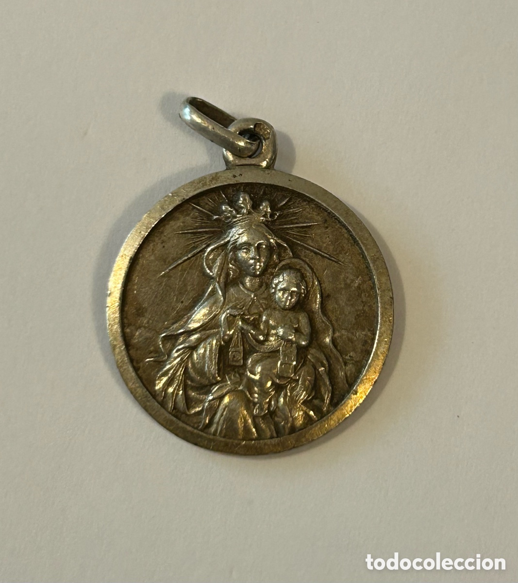 Antig&uuml;edades: ANTIGUA MEDALLA DE PLATA - Foto 2